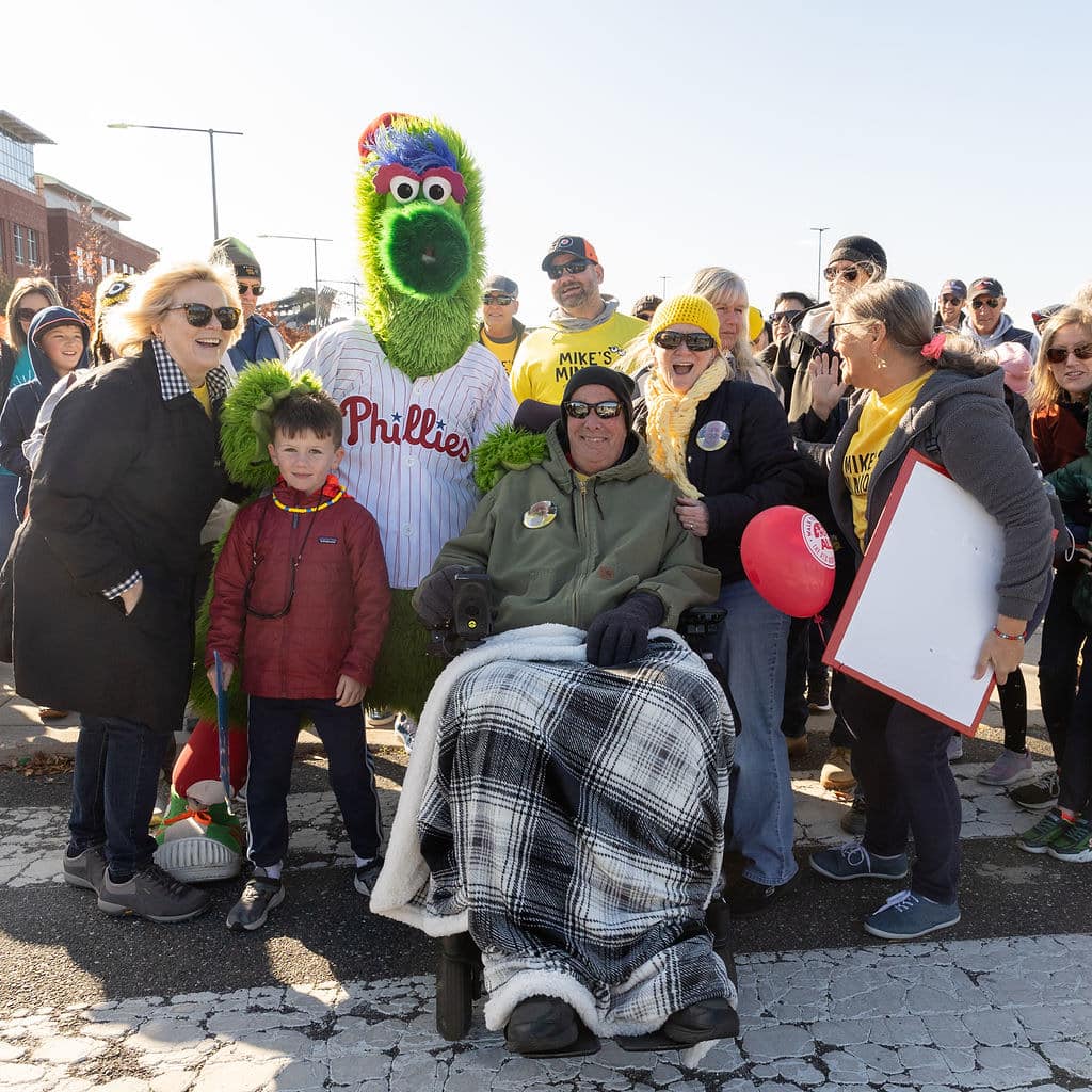 Family photo at the Philadelphia ALS United Walk.