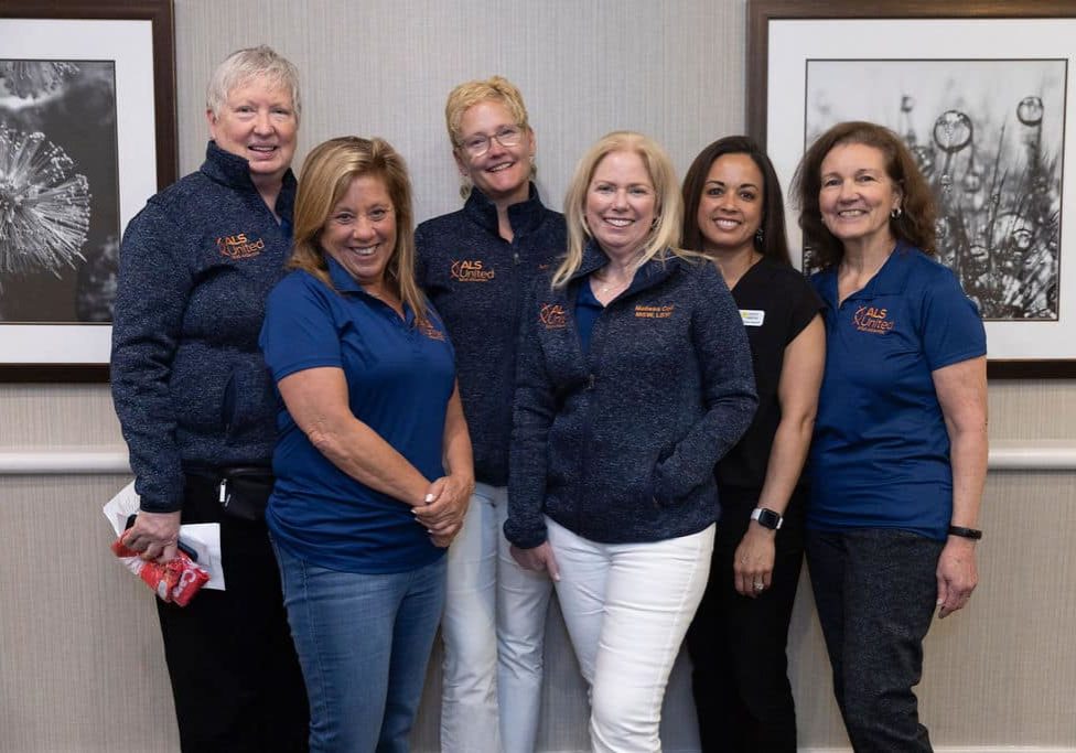 Group photo of ALS United Mid-Atlantic Care Staff.